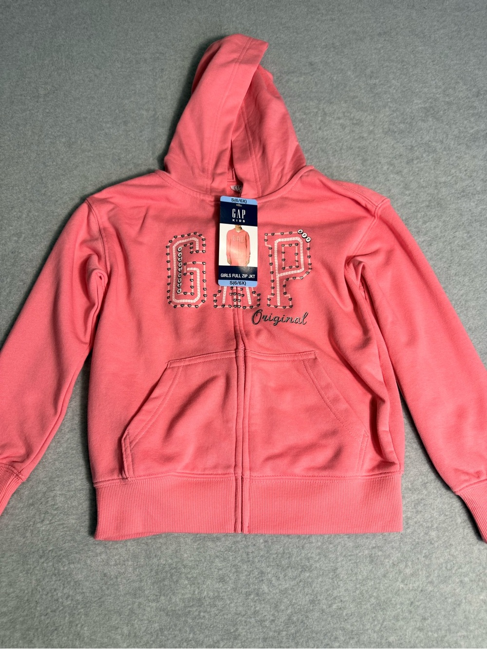 NWT Gap Kids Girls Pink Full Zip Hoodie
Sweatshirt Size S 6/6X